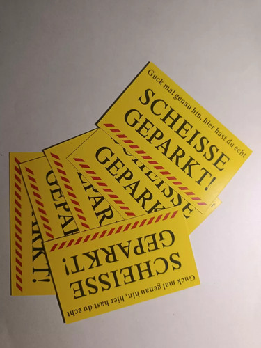 Scheisse geparkt - 10,
