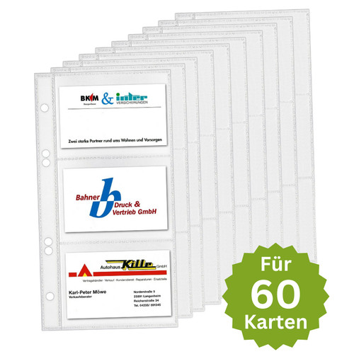 Visitenkartenhüllen a5 - 10,