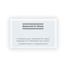 100 x Visitenkartentaschen -