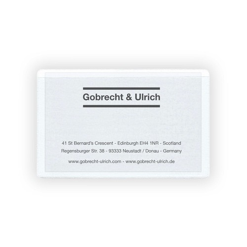 100 visitenkartentaschen - 100,