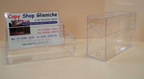 Visitenkartenbox acryl - visitenkartenbox,