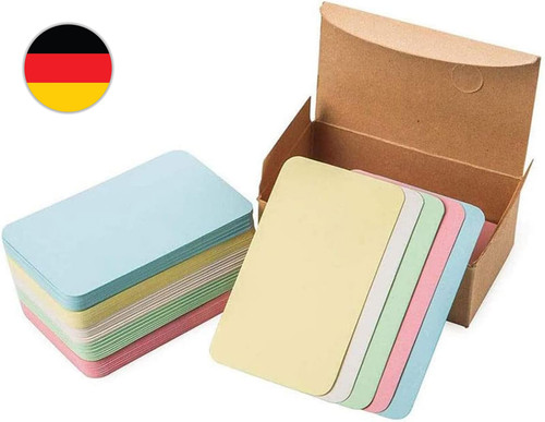 100 stücke bunt blanko - 100, papier