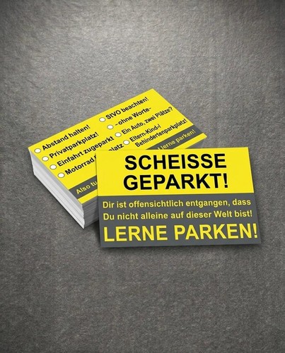 25x falschparker scheisse - 25x,