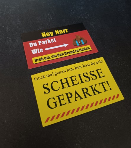 25x falschparker scheisse - 25x,