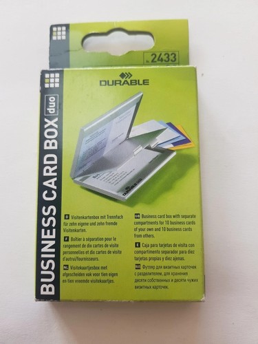 Durable visitenkartenetui - durable,