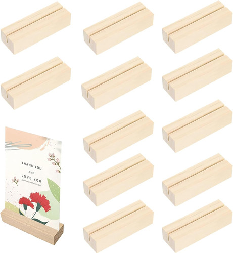 Holz kartenhalter set für - holz-kartenhalter,